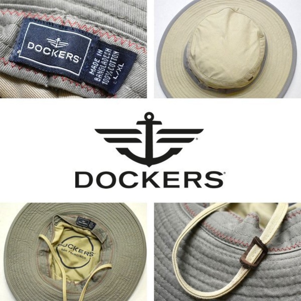 Dockers Tan and Gray Outdoor Hat